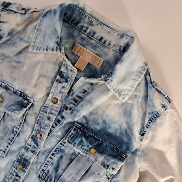 Michael Kors Denim Shirt - Picture 1 of 14